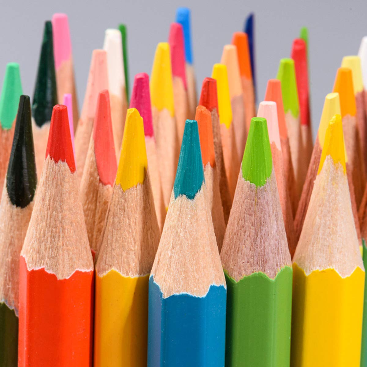 VIDOO 12/24/36/72 Couleurs Crayons De Couleur À l'huile Professionnels Ensemble Artiste Peinture Croquis Bois Couleur Crayon Fournitures d'art Scolaire - 72 Colors