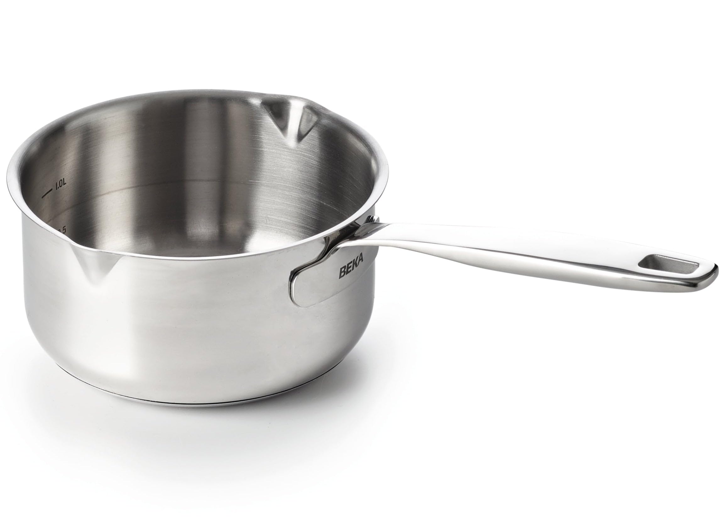 Casserole maestro inox 14cm induction petite casserole double bec