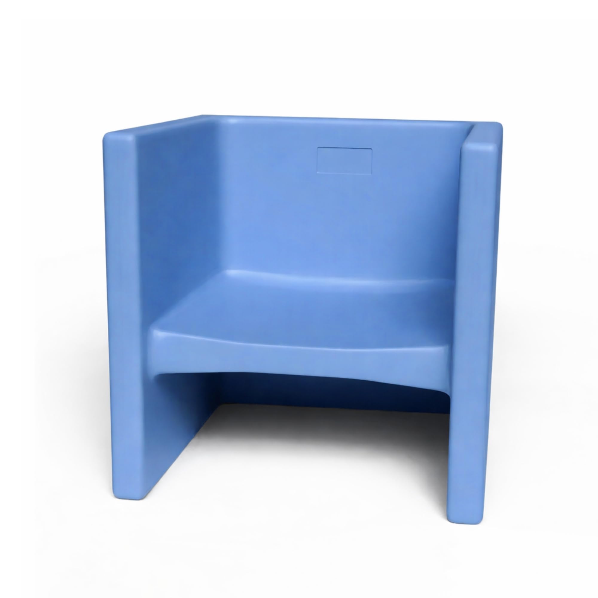 Children's Factory 3 in 1 Cube Chair for Kids, Flexible Seating Classroom Furniture, 1 Count, Sky Blue