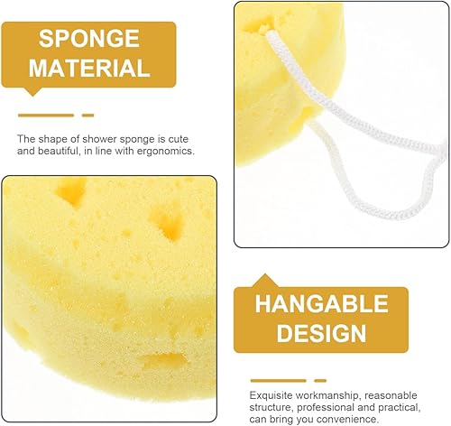 Miniatura 2 de Esponja de baño redonda de espuma para lufa, esponja exfoliante de baño para ducha, esponja de esponja para el cuerpo, esponja para niños,