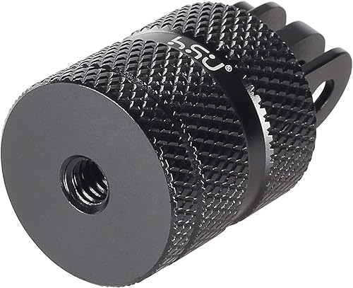 Miniatura 3 de HSU Adaptador de montaje de cámara y zapata fría de 14 de pulgada de 14 pulgadas, adaptador de montaje de trípode de orificio de tornillo 14-20 para