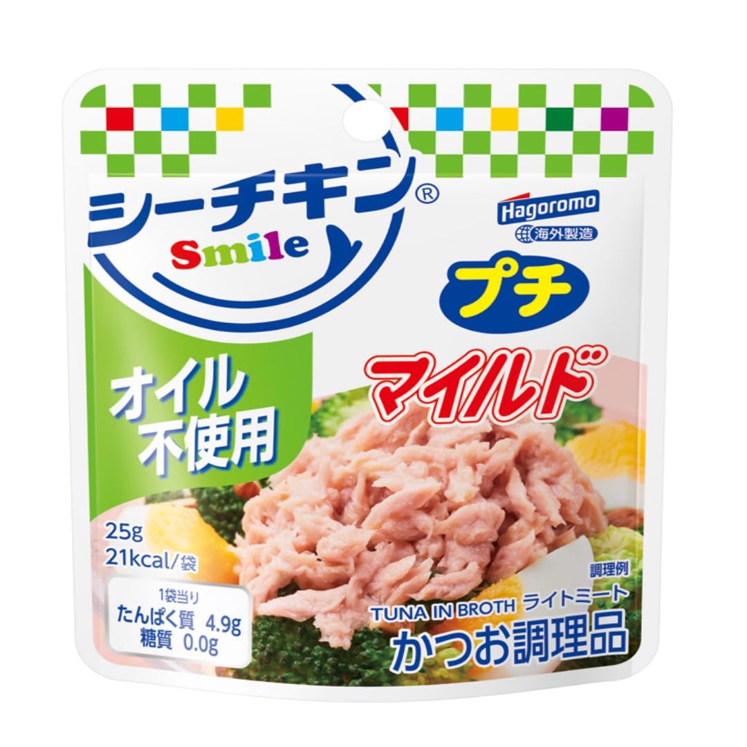 Amazon | はごろも シーチキンSmileプチ オイル不使用(0172)25gX6