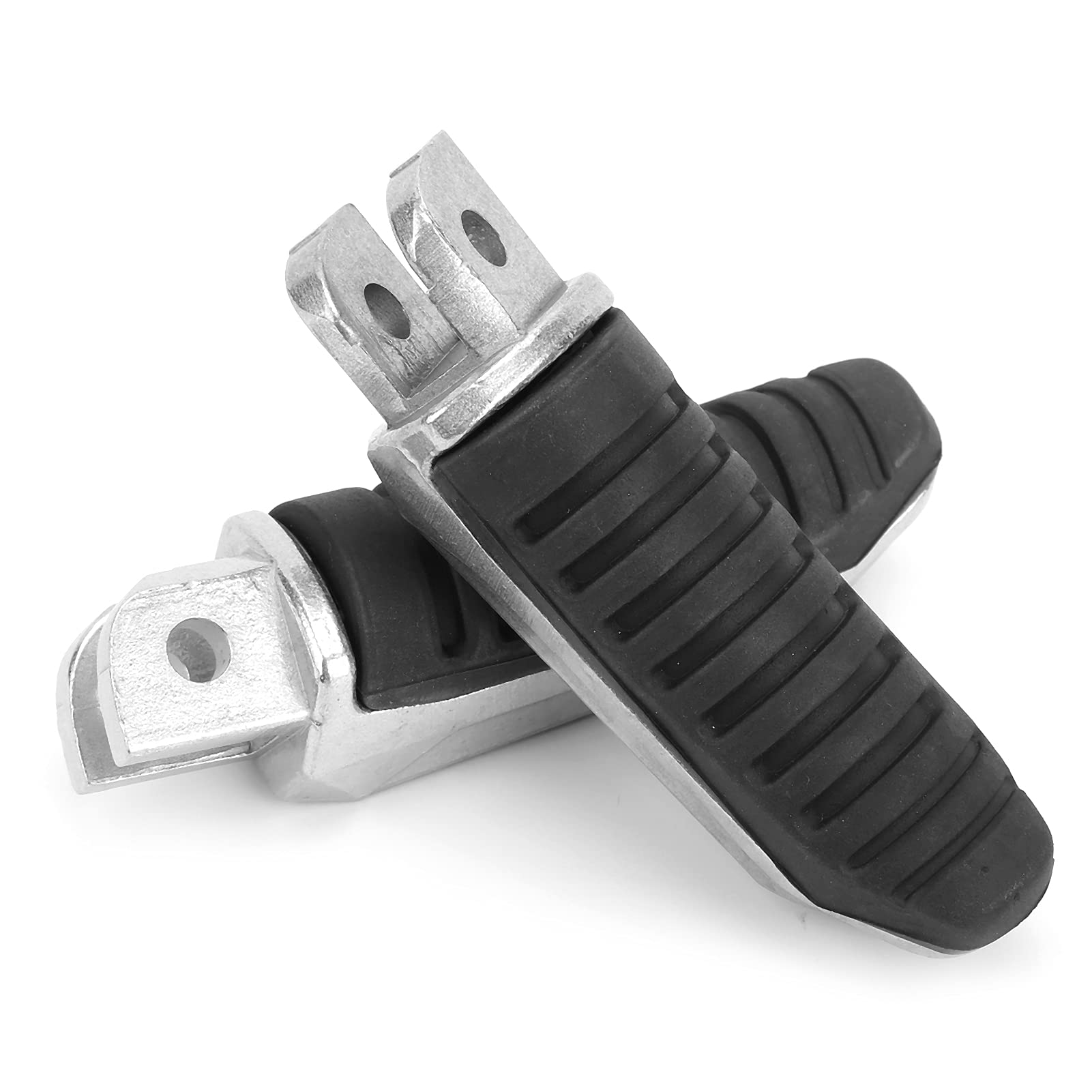 Poggiapiedi per Moto in Lega di Alluminio, Pieghevoli e Regolabili, Compatibili con FJR1300, FZ1, FZ400, FZ6, FZ6R, XJR400, XJR1200, XJR1300, XJ6, FZX750, TDM850 e TDM1100