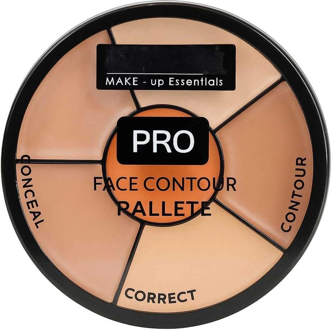 MAKE-UP Essentials PRO Face Contour Palette, Concealer, Corrector, Contour Shades-image-13