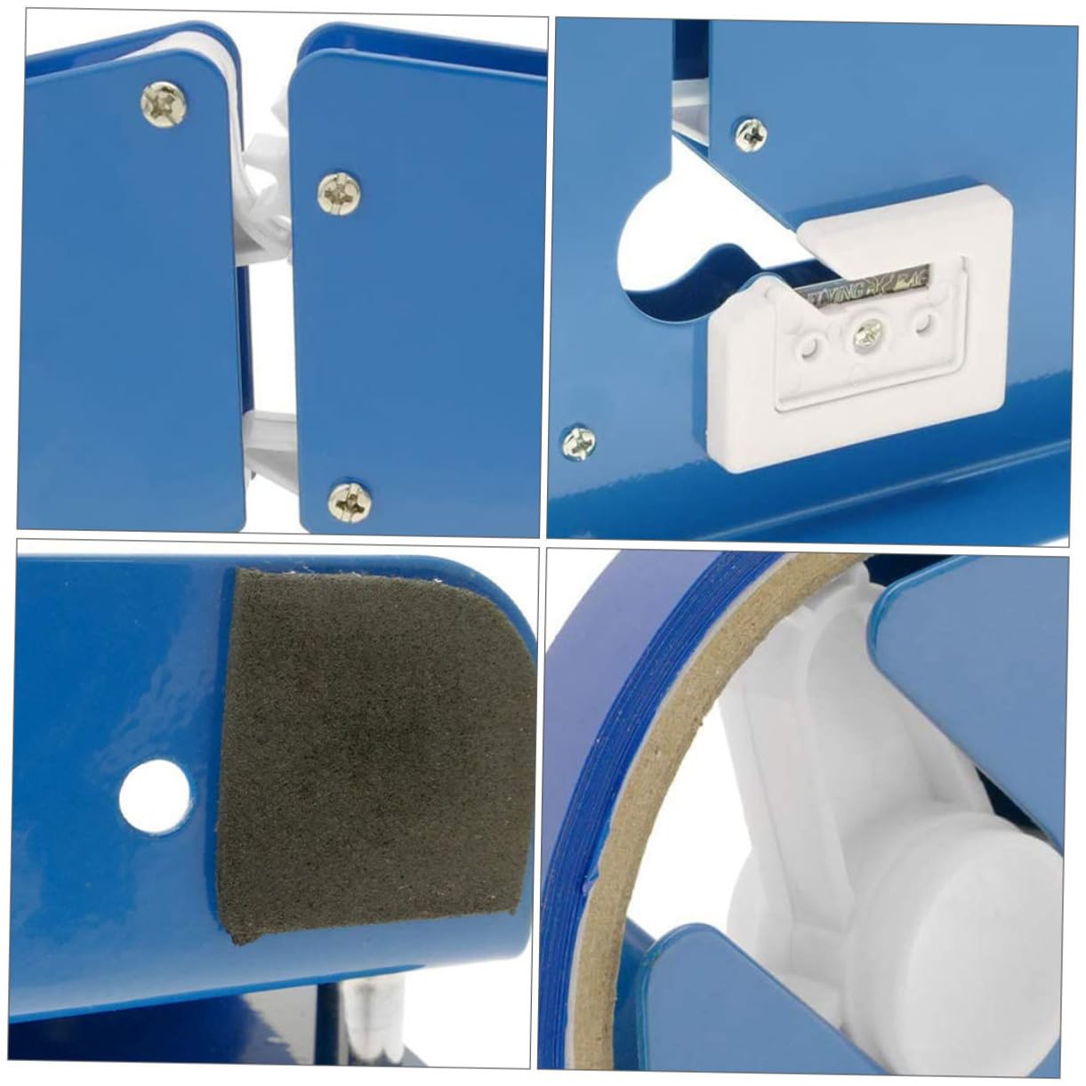 BESTonZON 9stücke Tape Cutter Dispenser Mit Langlebigem Eisenrahmen Tütenverschlussmaschine Für Plastikbeutel Integrierter Trimmer Geeignet Für Lebensmittel Fleisch Und Industrieverpackung