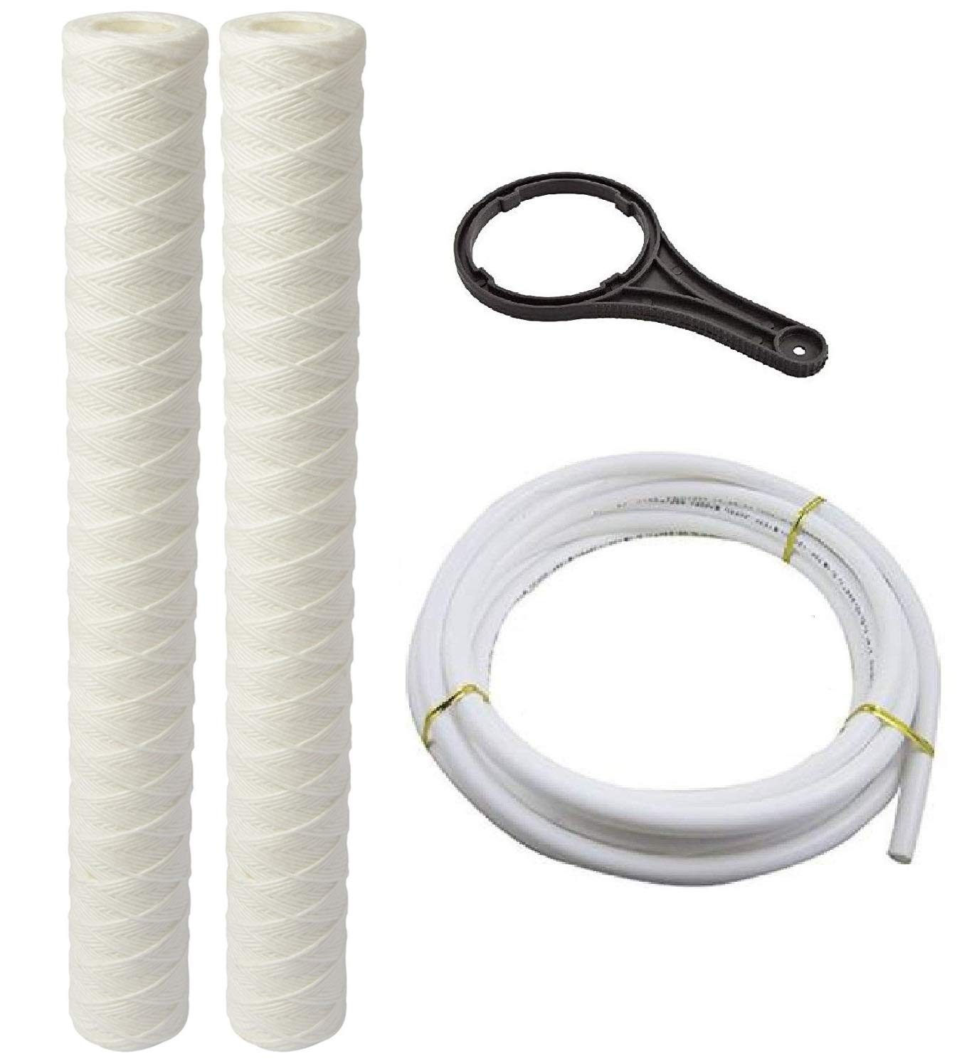 Seazone Ro PP Wound Cartridge Filter 20" Inch x 2.5" Inch Dia-2 Pcs Set-image-41