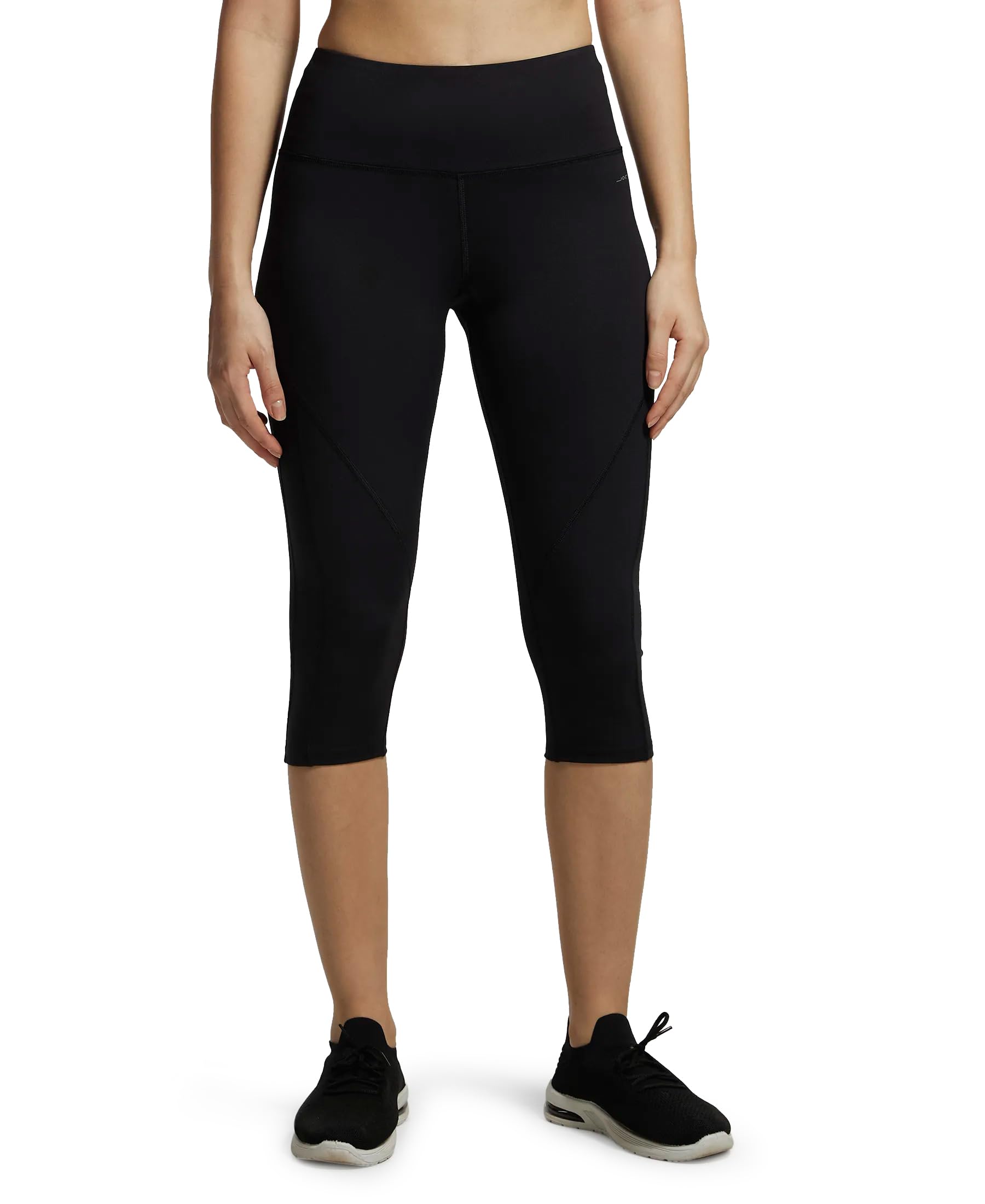 jockey MW36 Women's Microfiber Elastane Stretch Slim Fit Active Wear Capri with Back Waistband Pocket and Stay Dry Technology-picture-34