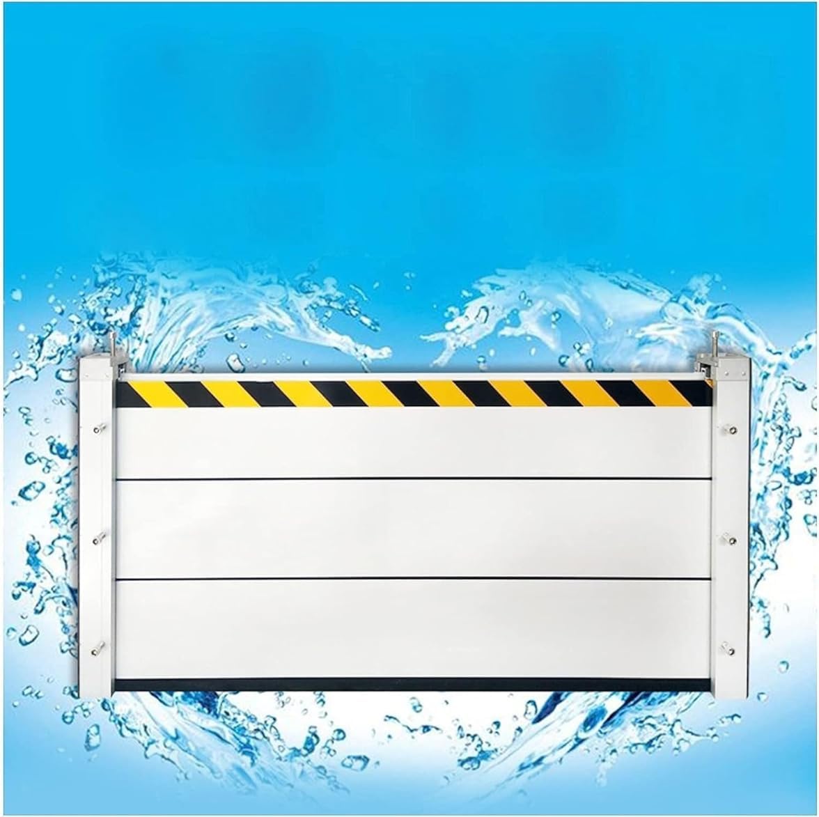 Kit d'urgence de porte de barrière anti-inondation étanche pour protection de route en pluie forte