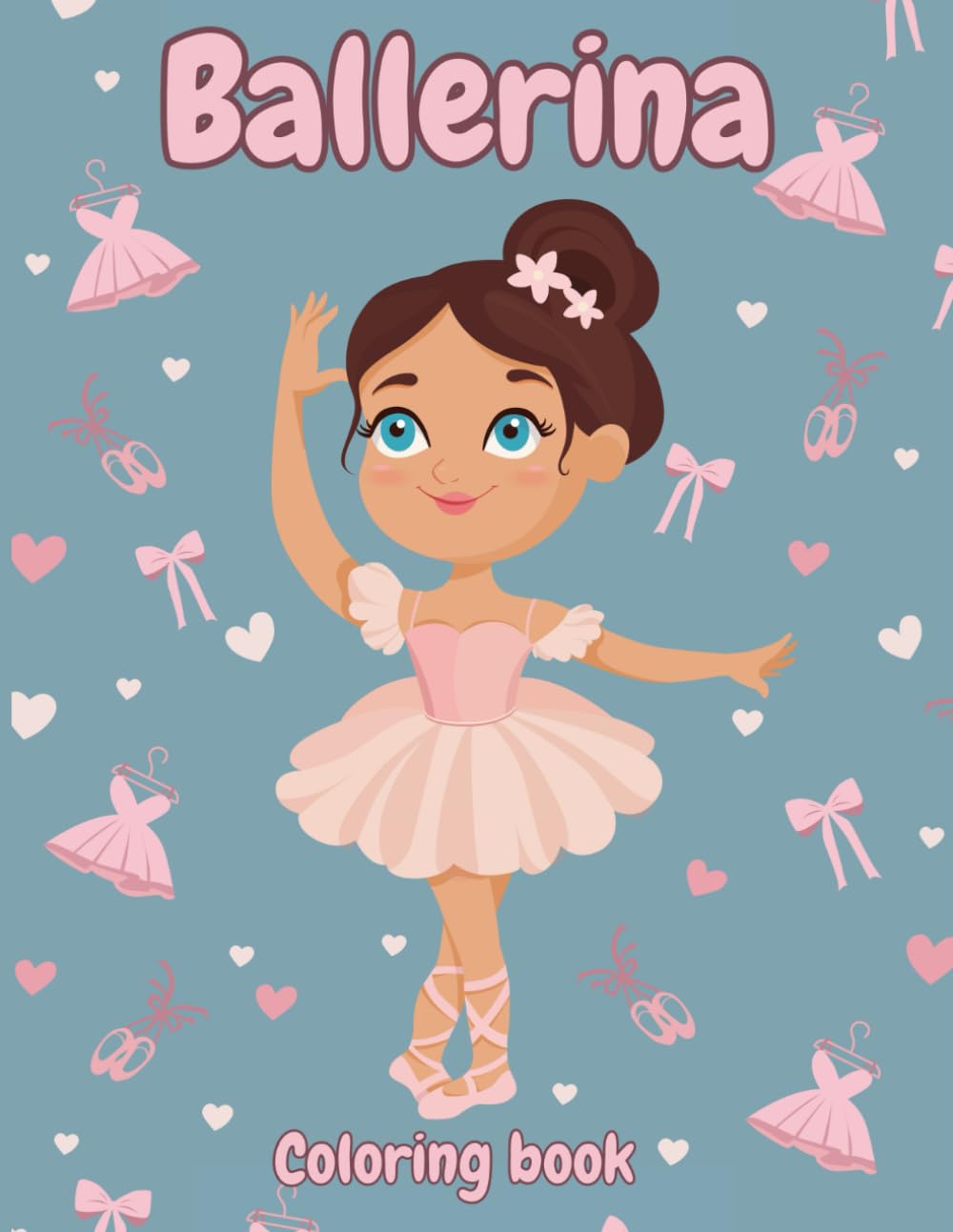 Ballerina Coloring Book for Kids: Beautiful Illustrations for Girls Ages 4-10 who Love Dancing