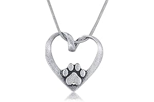 Rosa Vila Women with Dog Heart Shaped Necklace: A Love that Transcends