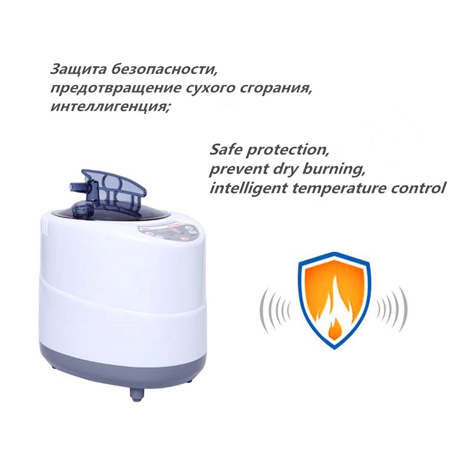 Generator Pary, Generator Steam 2000W Większa pojemność 4.2L Pier do parowania dla sauny Drewniane baryłki Sauna Generator