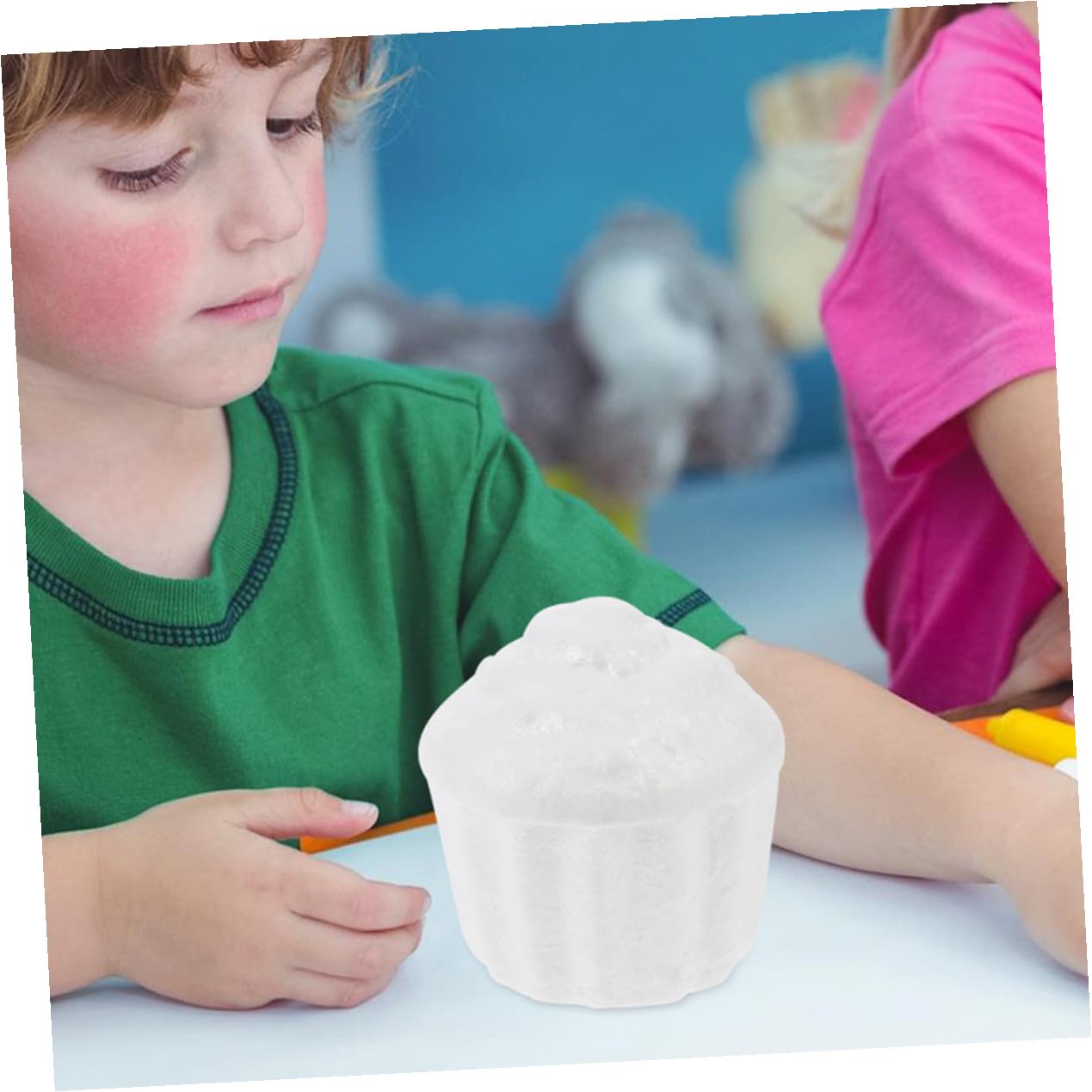 Gatuida 5 Pièces Modèle de Gâteau en Mousse Blanche pour Décoration de Gâteau, Accessoires Créatifs pour Travaux Manuels et Entraînement Pâtisserie Cupcake