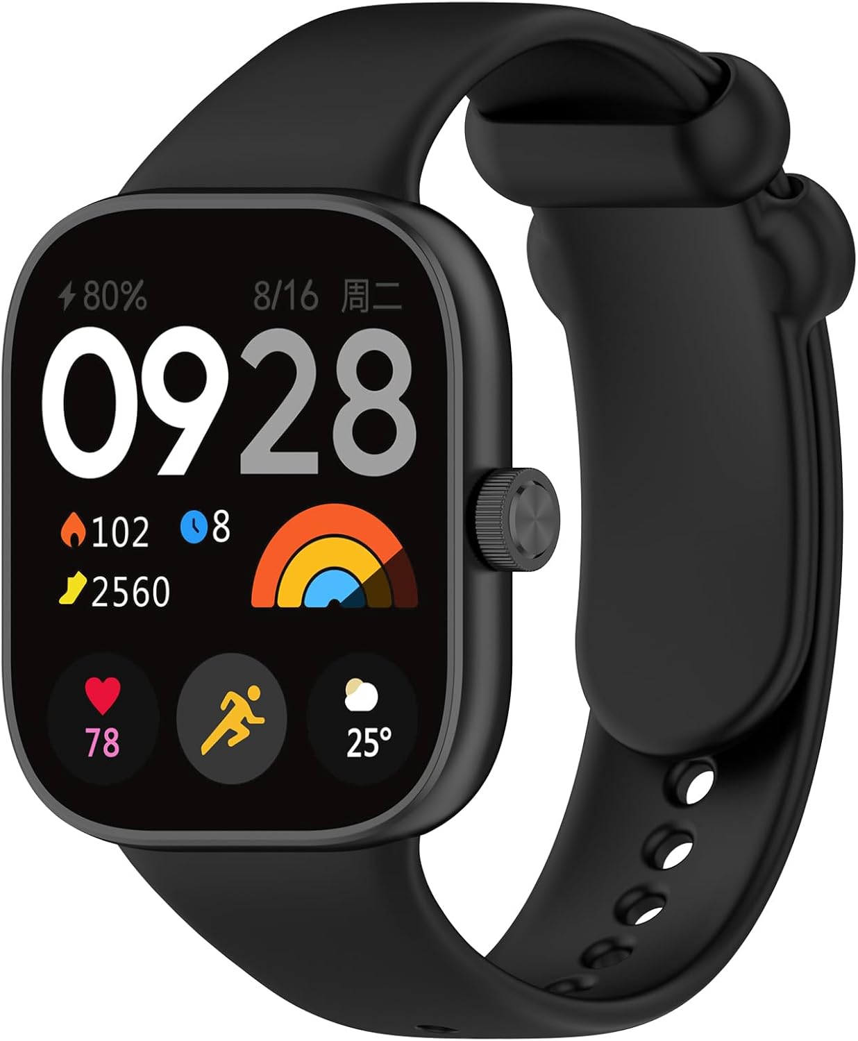 Senter Quick Release Soft Rubber Replacement band for Redmi Watch 4 Smart Watch