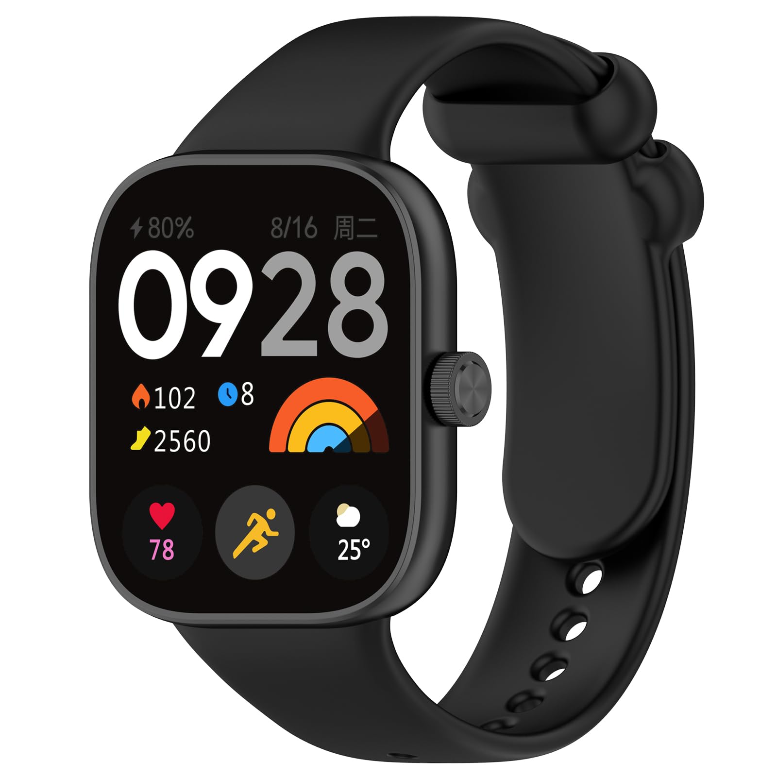 Cinturino compatibile con Xiaomi Smart Band 8 Pro Bracciali Sport Impermeabile Cinturino di ricambio in silicone per Xiaomi Mi Band 8 Pro Cinturino per orologio da polso Uomo Donna