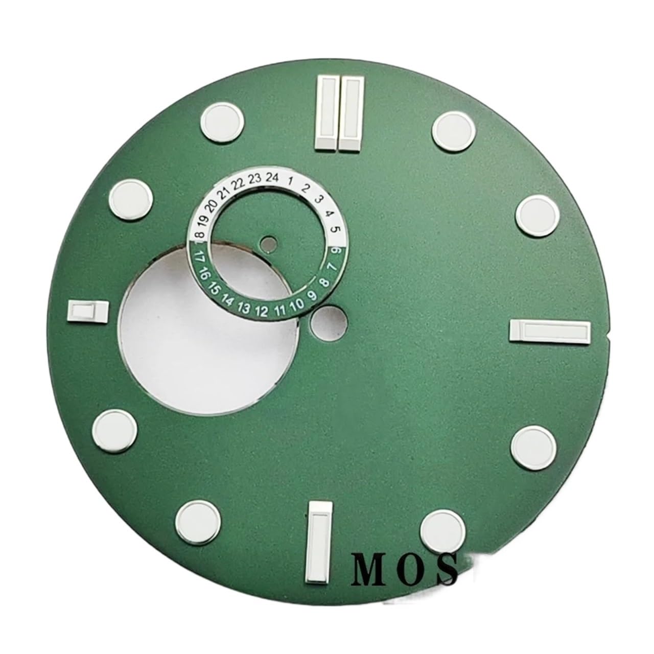 Cadran de montre NH39 blanc lumineux pour un style élégant en journée comme de nuit