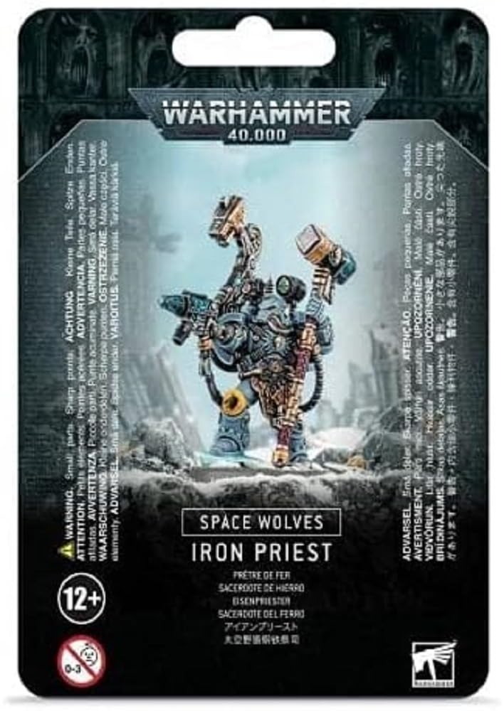 Warhammer Games Workshop 40,000 - Space Wolves Iron Priest