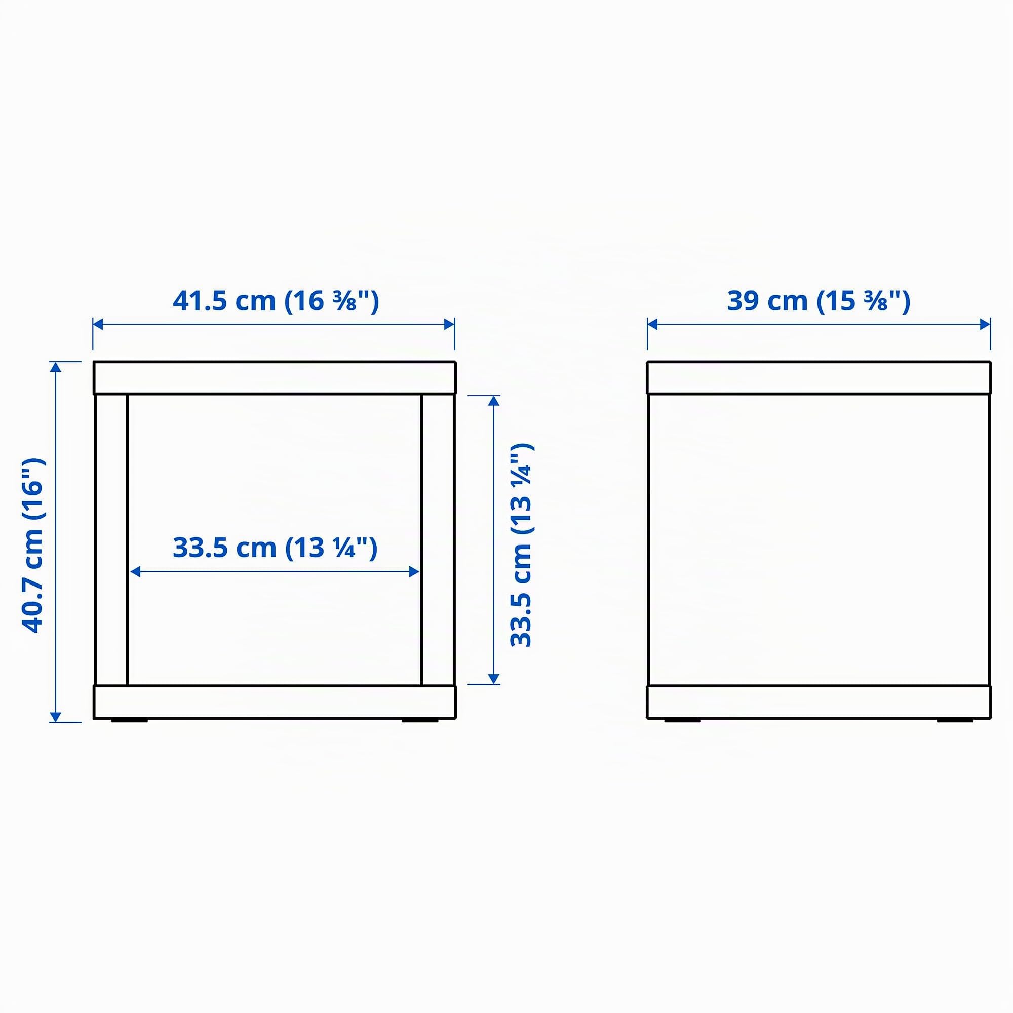 IKEA KALLAX - Mensola, 42 x 41 cm, colore: Bianco