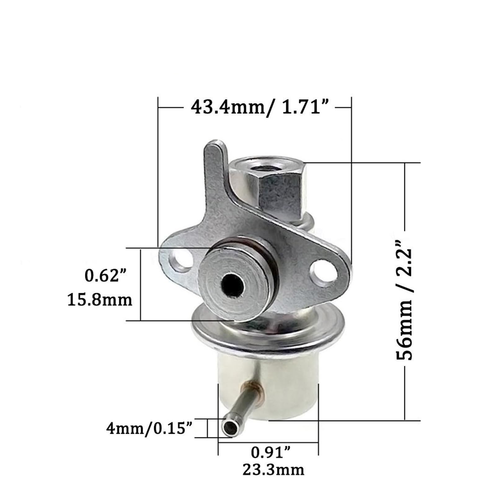 Regulador de presión combustible, Compatible for Hyundai, Elantra Tiburon Coupé 1996-2001, 1.8L/2.0L, 35301-23002 regulador de presión de inyección de combustible d