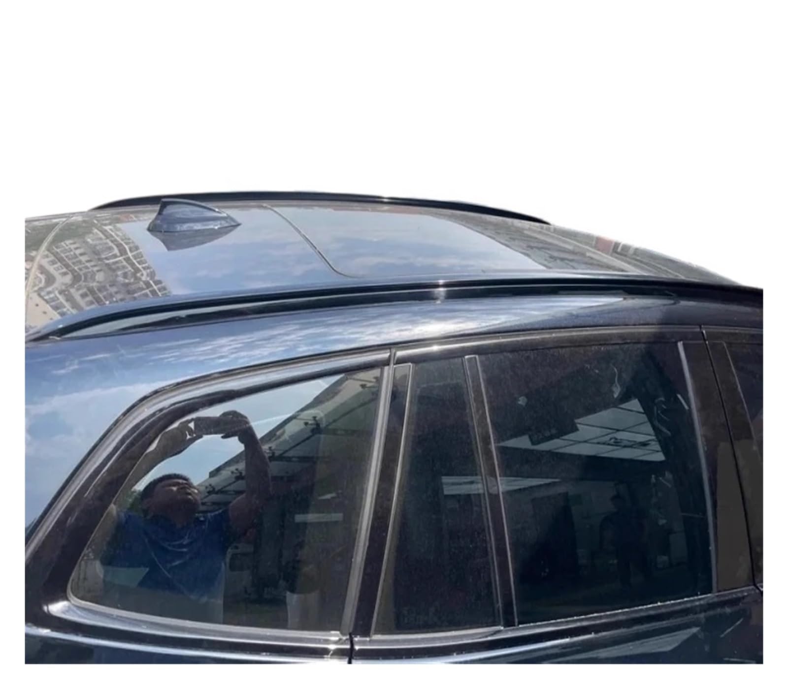 HRTLSS Coche Portaequipajes Portaequipajes para X3 G03 para iX3 2020 2021 2022 2023 2024, rieles Equipaje, Barra portadora, riel bastidores, instalación Pasta aleación Aluminio(Style C)