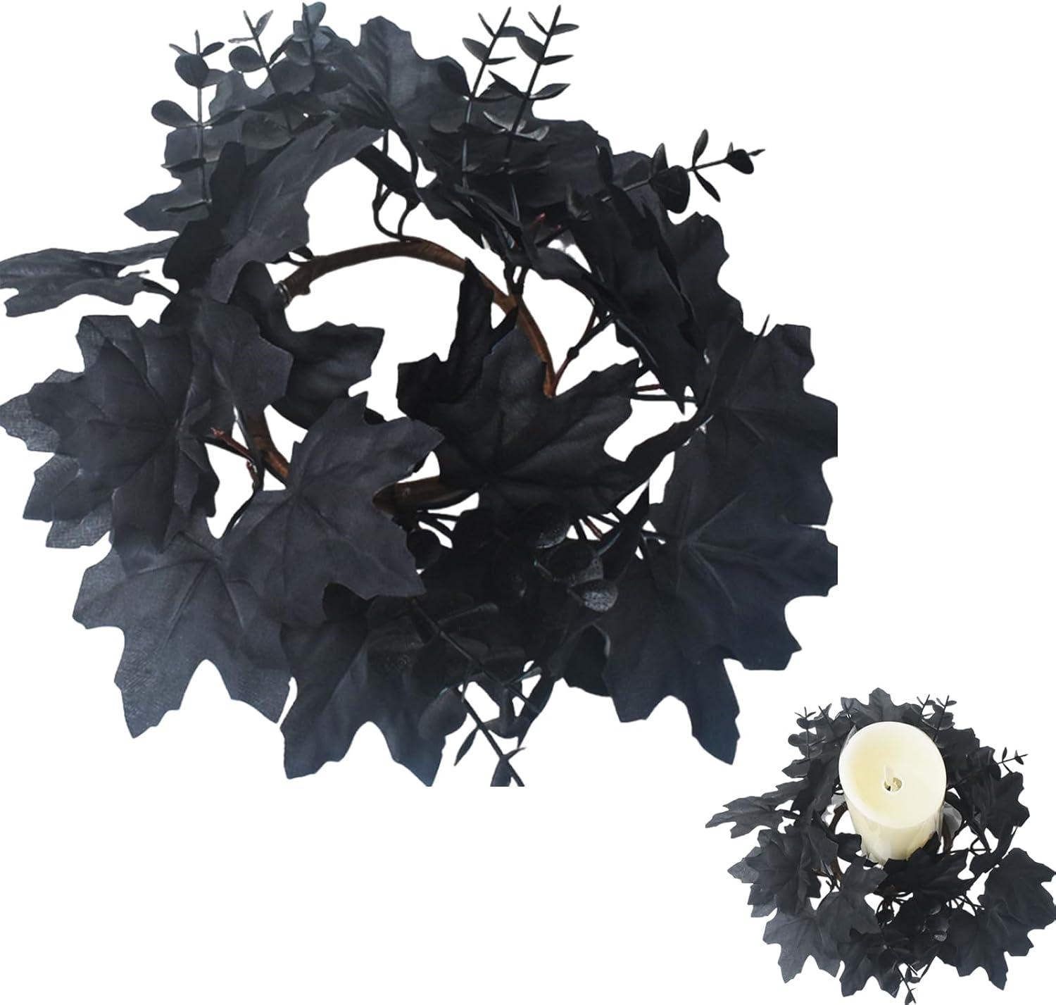 Gothic Maple Eucalyptus Wreath