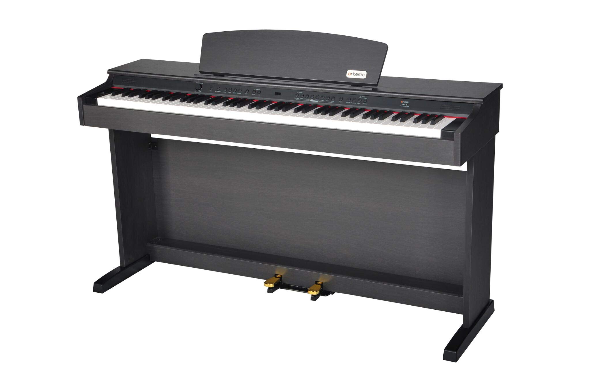 Artesia DP-2 Series 88 tasti ponderati Consolle tradizionale con panca abbinata, palissandro scuro