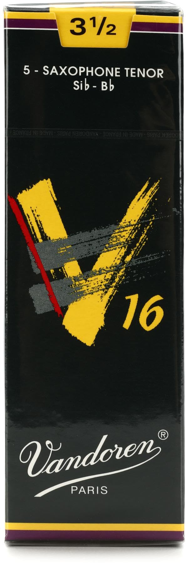 Vandoren V16 Tenor Saxophone Reeds - Box of 5 - Strength 3.5