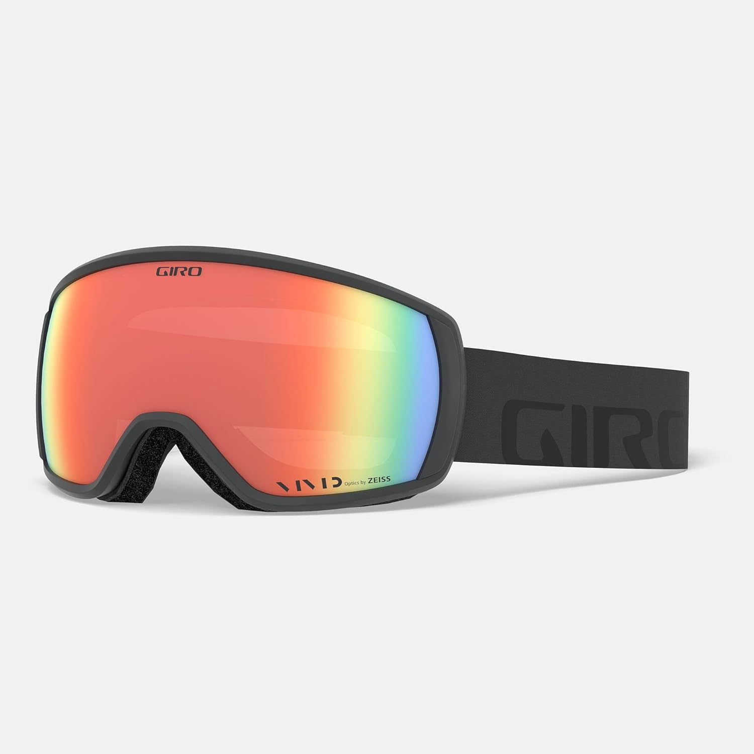 Giro Balance Ski Goggles - Snowboard Goggles for Men & Youth - Grey Wordmark Strap with Vivid Infrared Lens