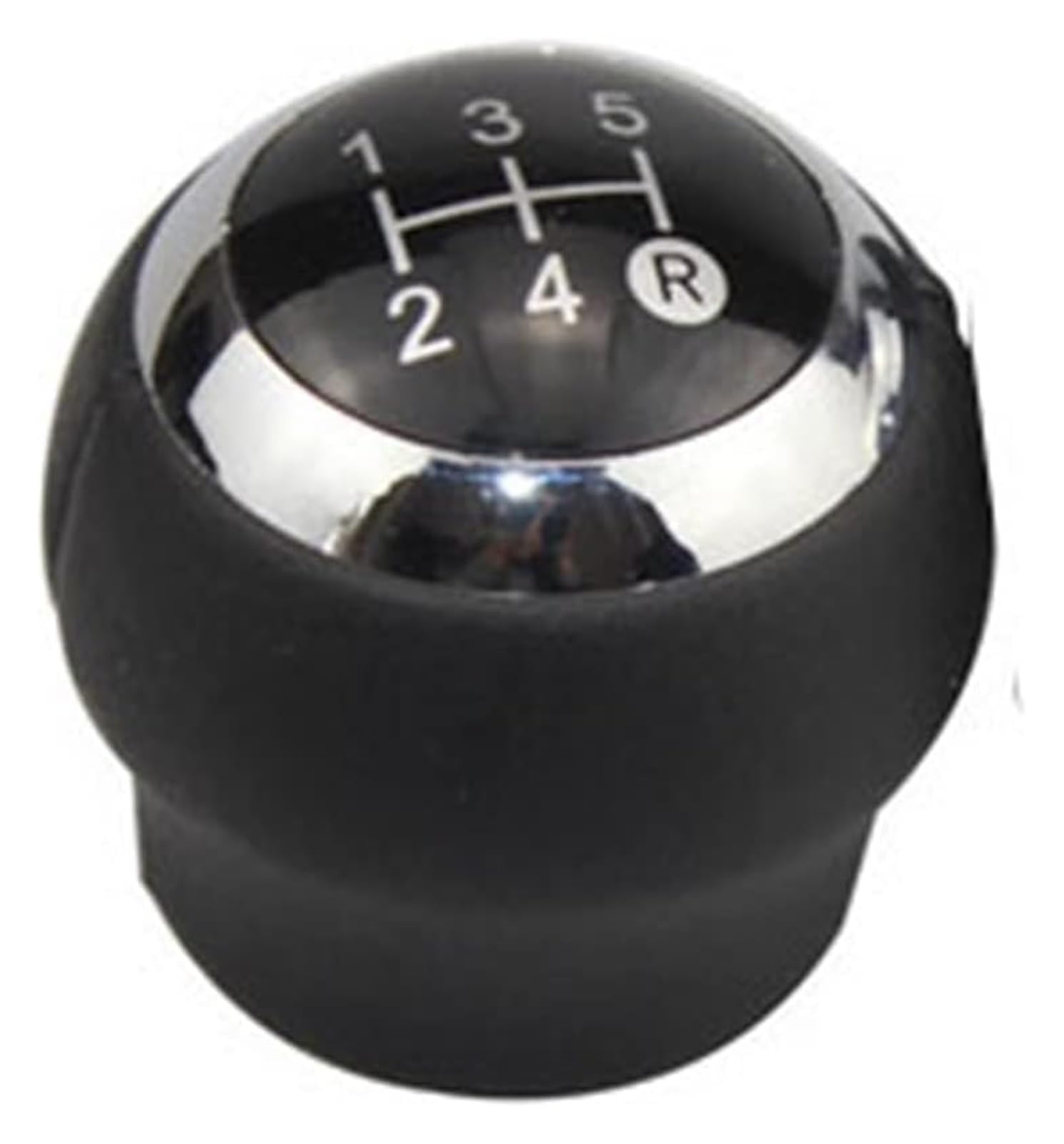 UTONGMU Manual Gear Shift Knob for Toyota for Corolla for Verso for Auris for Aygo for Rav4 5 6 Speed Car Gear Shift Knob Lever Shifter Stick(Silver 5 Speed)