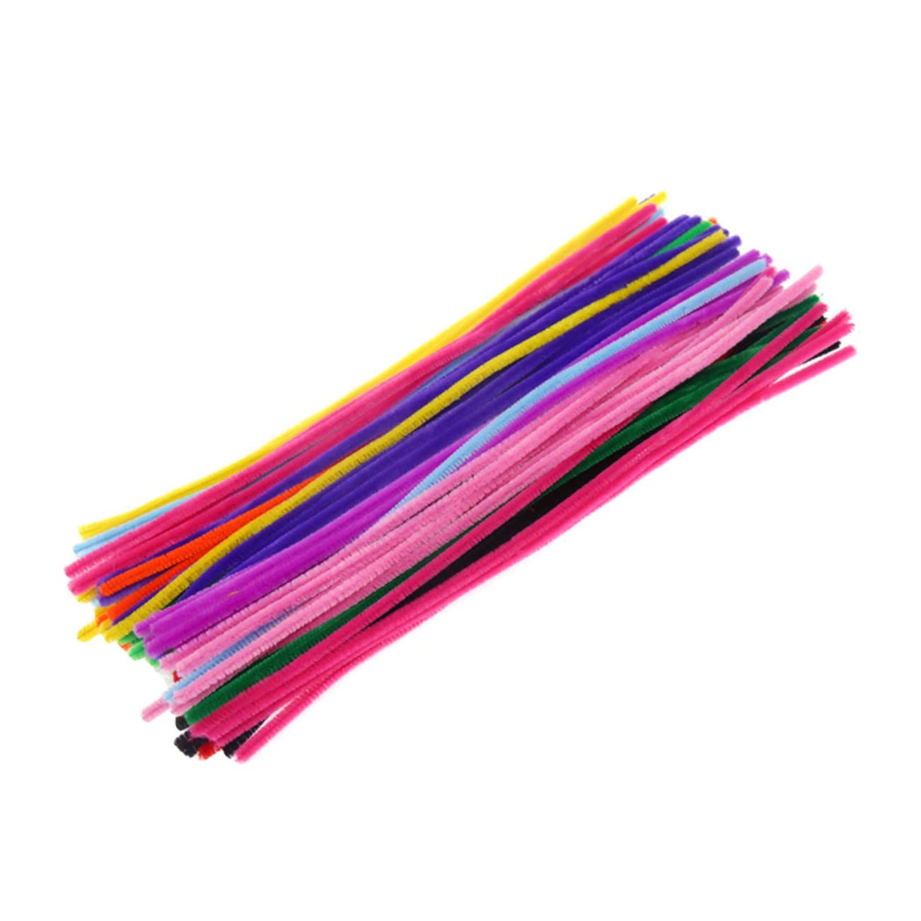 Anneome Cleanser 100pcs Chenille Stems Art Plush Stick for Plush Stick for Plush Sticks DIY Chenille Stems DIY Plush Sticks Detergent Puzzle Craft Pipe Cleaners