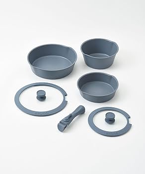 Amazon | BRUNO フライパン 6点 セット 26cm 20cm 鍋 蓋 深型 取っ手が