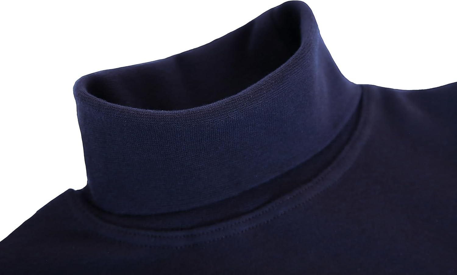 Lilax Girls' Basic Long Sleeve Turtleneck Cotton T-Shirt
