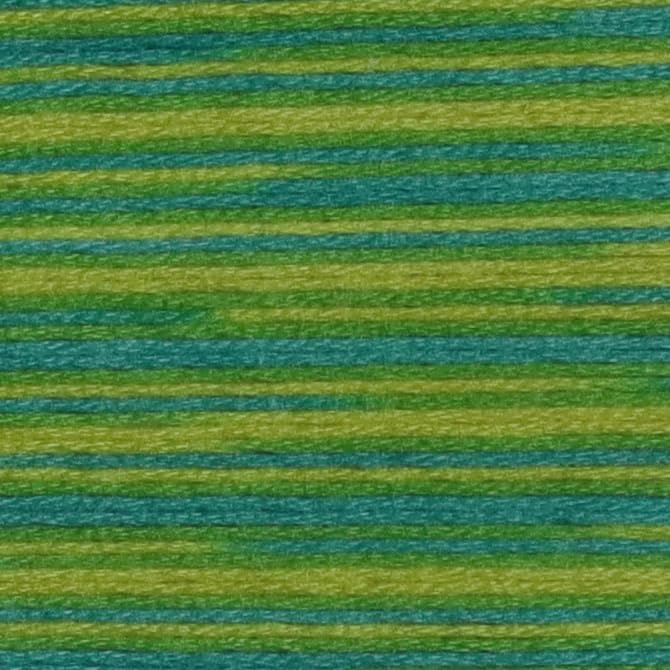Image of KCS Big skeins of 25 Meters Size 25 Color Variegated Cross Stitch Stranded Threads,6 skeins,4050