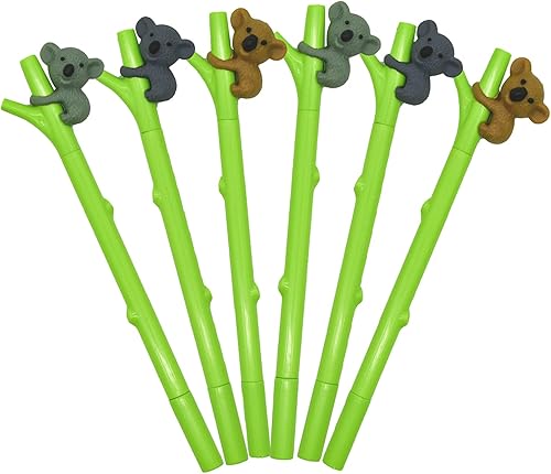 9 bolígrafos de gel kawaii de 0.020 in para fiesta escolar, cumpleaños, Navidad, oficina, 9 unidades