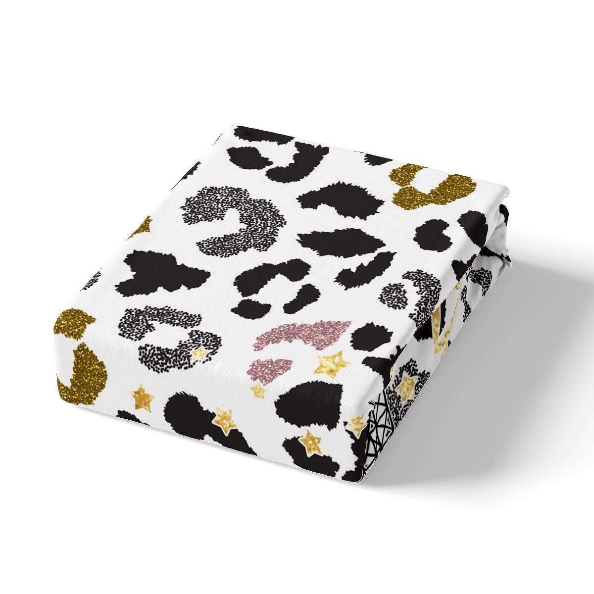 Loussiesd Eiffel Tower Duvet Cover Set Leopard Bedding Set for Kids Boys Girls Paris Tower Comforter Cover Cheetah 1 Duvet Cover with 2 Pillowcases Double Size - Image 4