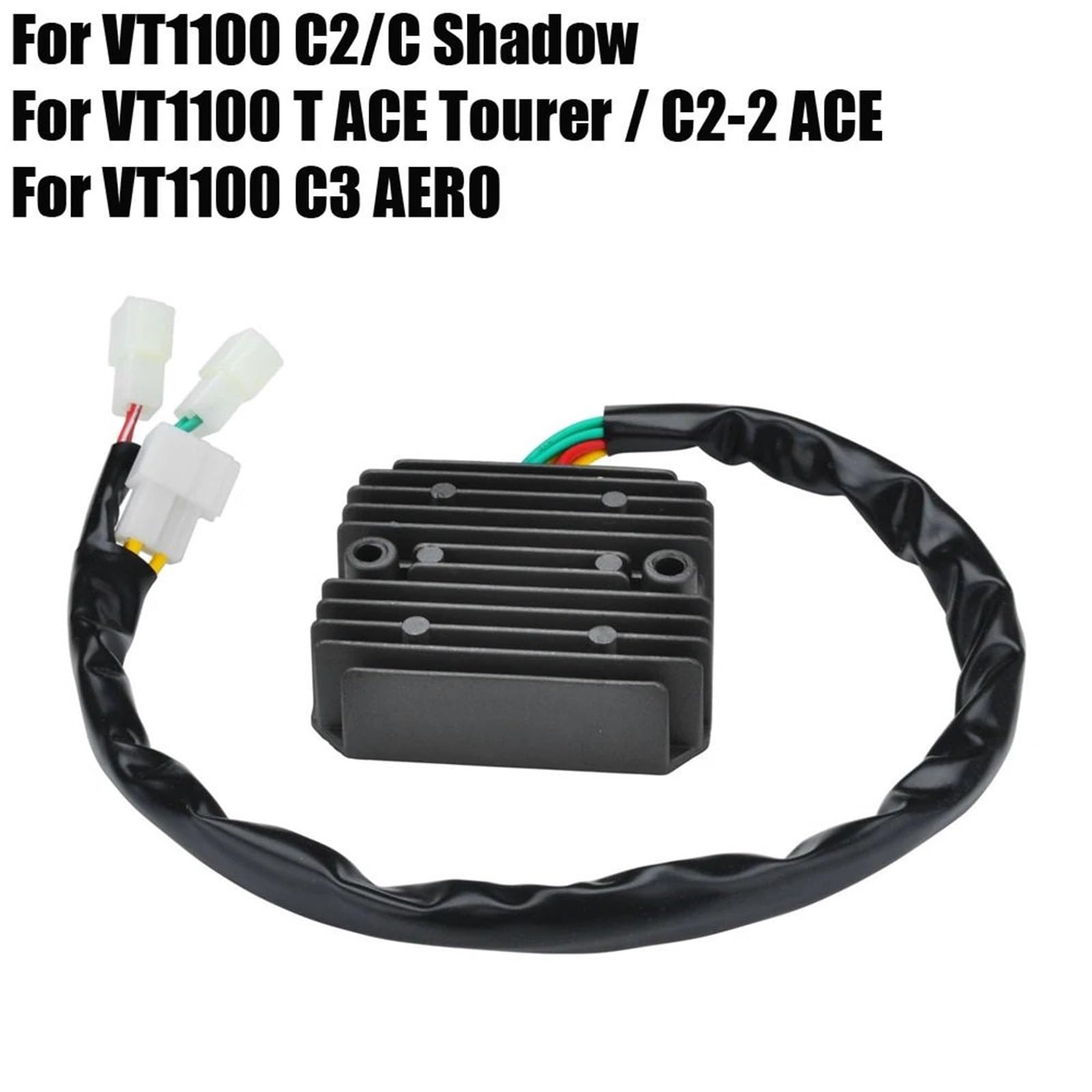 Stecker Regler Gleichrichter Passend für Honda VT 1100/VT1100 C2 C Shadow/VT1100 T C2-2 ACE/VT1100 C3 AERO Regler Gleichrichter Spannungsregler