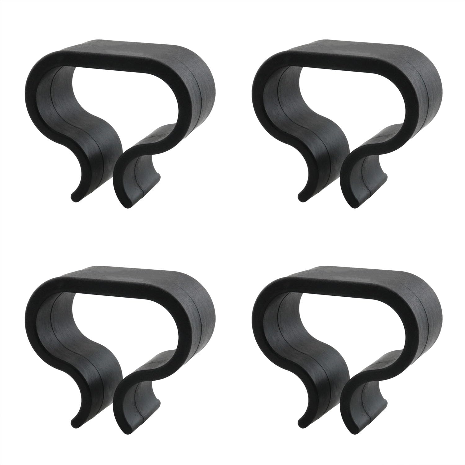 HJGarden 4pcs Sofa Rattan Furniture Clamps Foam Wheel Fittings EVA Plastic Fittings Chair Fastener Clips Sectional Connector Non-Slip Patio Furniture