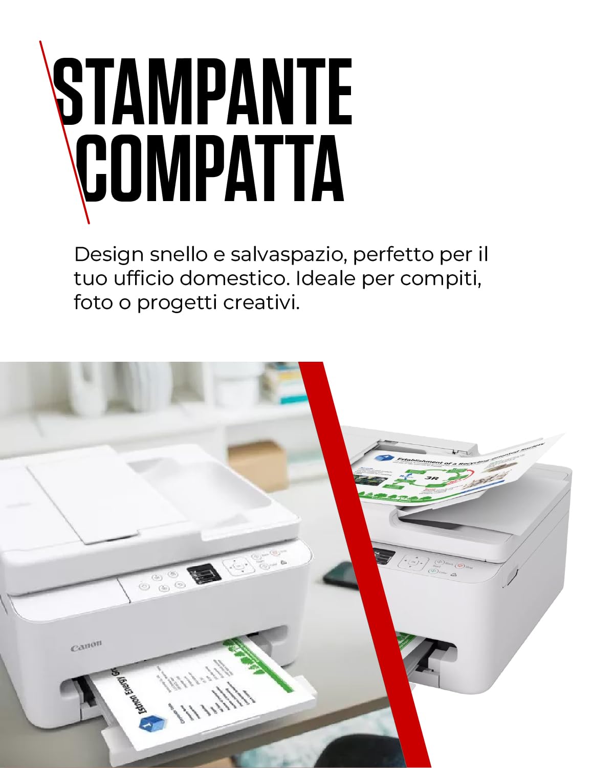 Canon PIXMA TS7550I Stampante Multifunzione Wi-Fi Alimentatore Automatico 35 fogli Stampa Smartphone