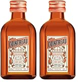 Cointreau Orangenlikör mit 40% vol. (2 x 0,05l) | Der perfekte Likör für Cocktails aus 100% natürlichen Zutaten der Geschenkpackung (Packung mit 2)