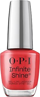 OPI Infinite Shine Long Wear Nail Polish | Opaque Bright Red Crème Gel Like Nail Polish | Vegan, Long Lasting, Streak Free