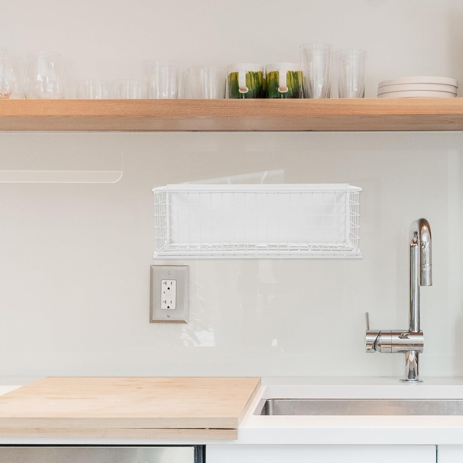 UPKOCH Organizer Magnetico per Frigo Supporto per Spezie e Utensili da Cucina Struttura Robusta e Resistente Facile da Installare su Superfici Metalliche per Ottimizzare Spazi Cucina