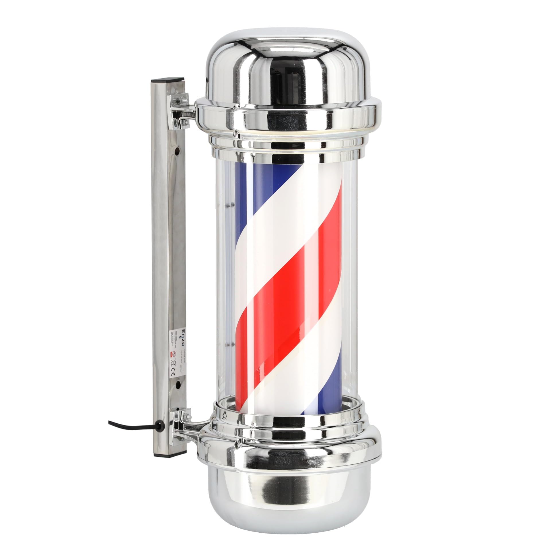 Plafon słupek lampa led barberska barberski barber znak reklama salon 60 cm
