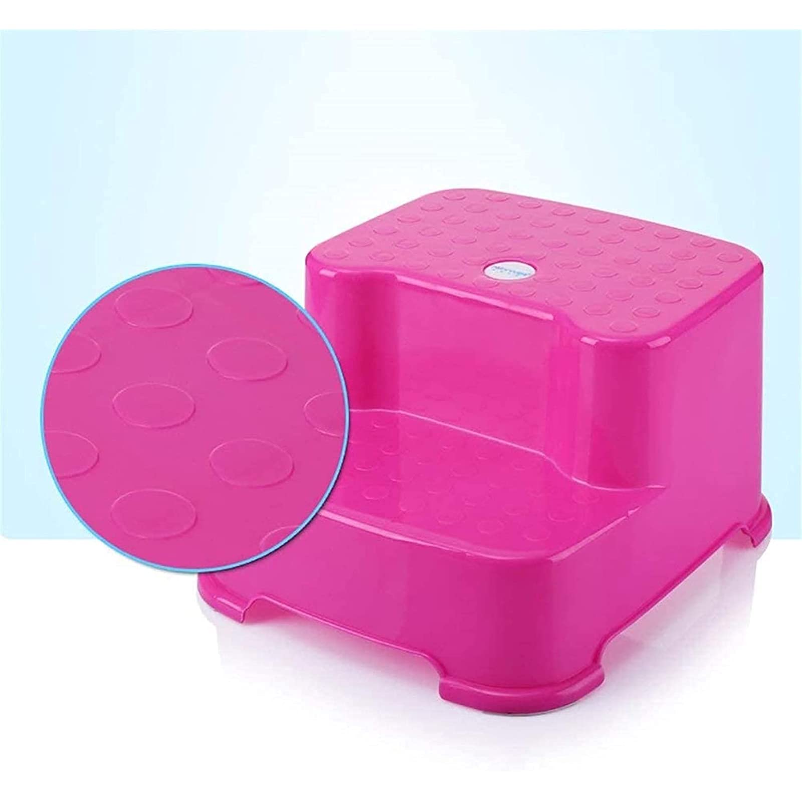 Sgabello Portatile a 2 gradini Sgabello a 2 gradini per Bambini | Sgabello per Bambini per vasino da Toilette | Resistente allo Scivolamento per la Sicurezza Come Sgabello da Bagno
