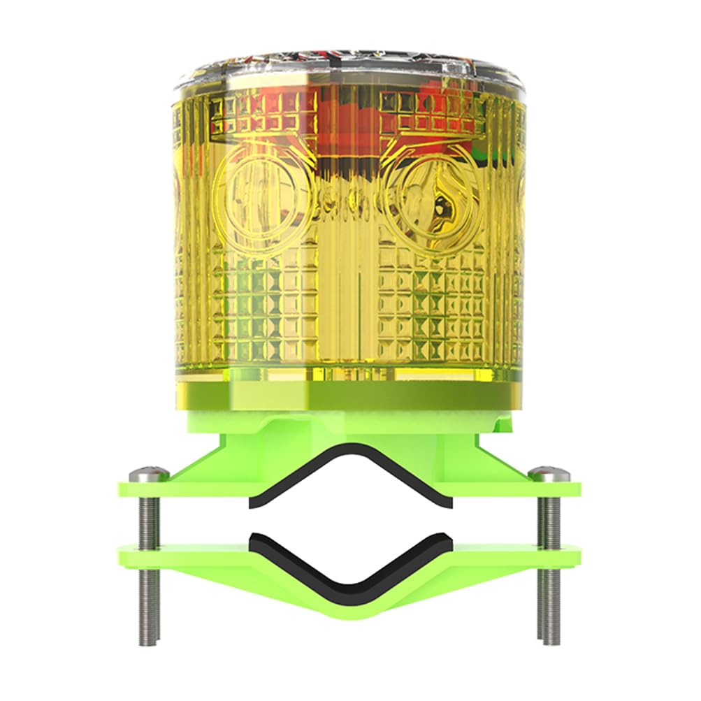 Solar Strobe Warning Light: Waterproof LED Flashing Lamp For Outdoor Construction, Traffic, Dock And Marine Applications - View #7