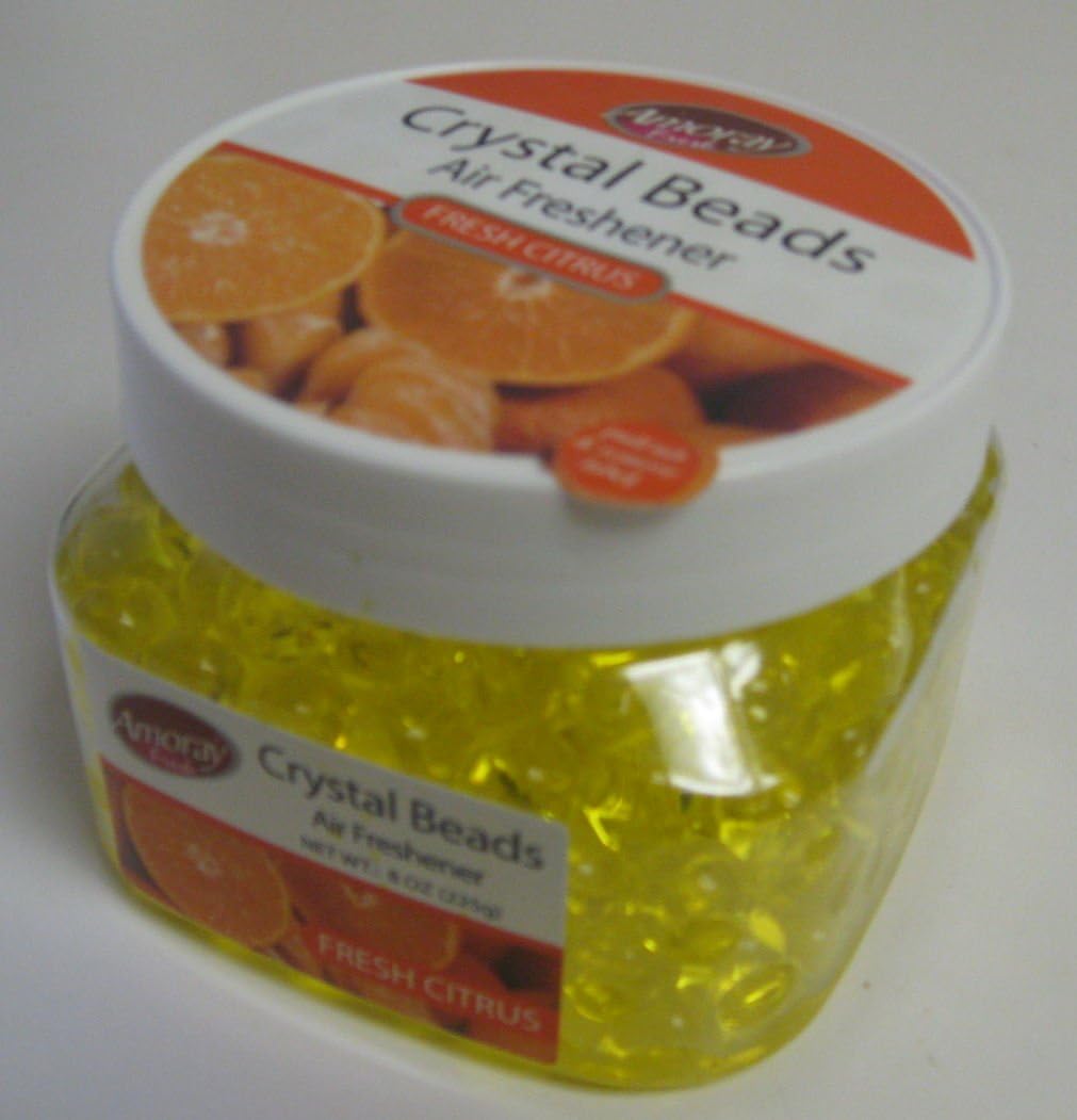 1 X Fresh Citrus Crystal Beads Air Freshener - 8oz
