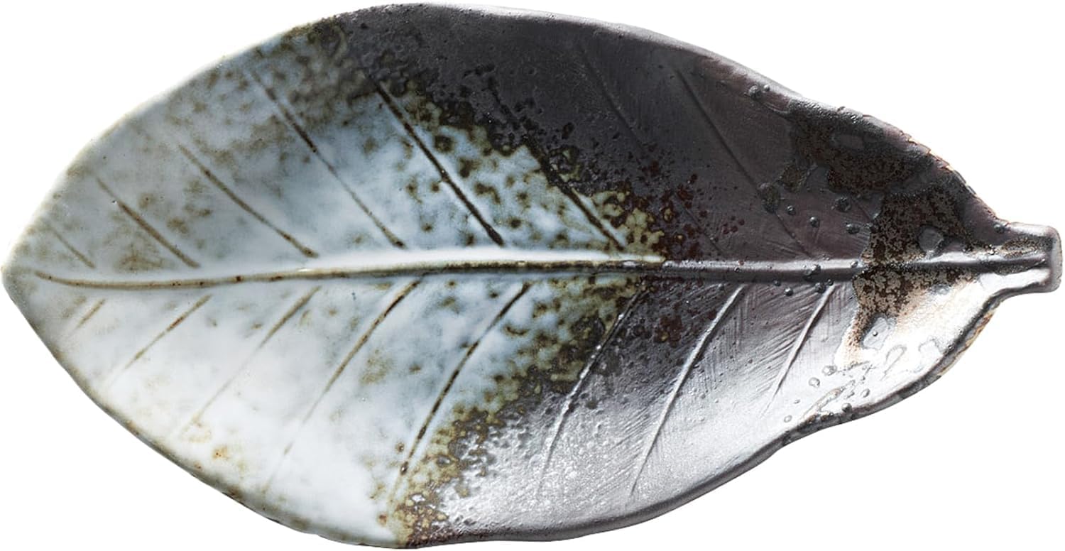 坂倉新兵衛 十五代 萩焼 木の葉皿 6客 木ノ葉向付 共箱