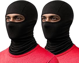 GROOMMM Face Mask For Bikers & Riders-Free Size | Protect Full Face Against Dust, Wind, Pollution & Sun Rays | Face Shield Balaclava | Cotton Helmet Mask For Men & Women | Best For Riding & Hiking