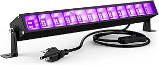 Sponsored Ad - Atfoyer 40w LED Black Light Bar, Black Lights for Glow Party, UV Black Light with Plug &Switch, Each Light ...