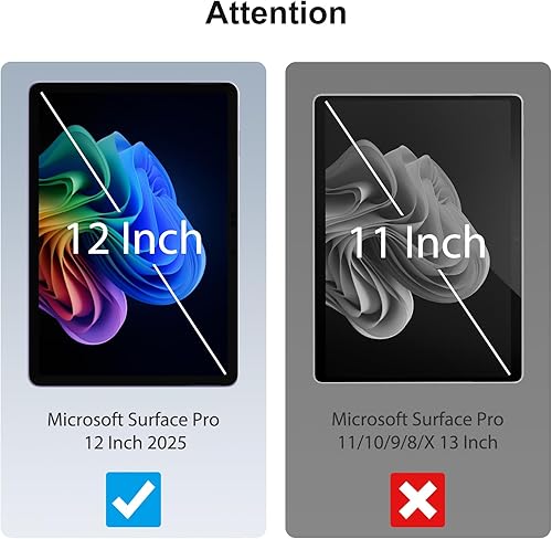 Vista 11 de SPARIN Paquete de 2 protectores de pantalla para Surface Pro 7 Plus/Surface Pro 7 / Surface Pro 6 / Surface Pro (5.ª generación) / Surface Pro 4