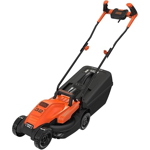 BLACK+DECKER 1200W Electric Lawn Mower 33cm