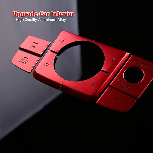 Miniatura 4 de Para Mazda 3 CX-30 CX-50 Cubierta De La Consola Central Del Coche Del Panel De Engranajes De La Pomo De Cambios De La Cubierta Del Botón De La